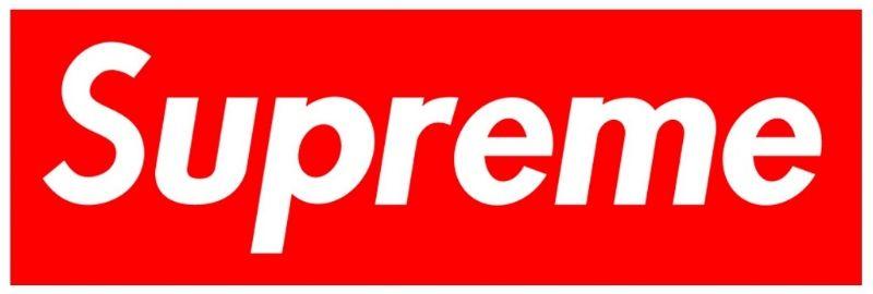 Rectangular White with Red Letters Logo - From the Name to the Box Logo: The War Over Supreme