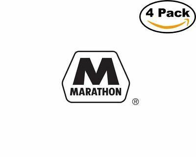 Marathon Oil Company Logo - GAS OIL COMPANY Marathon Petroleum Logo 4 Stickers 4X4 Inches ...