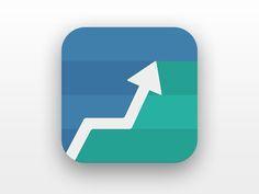 Stocks App Logo - 105 Best App Icons images | Application icon, App Icon Design, App logo