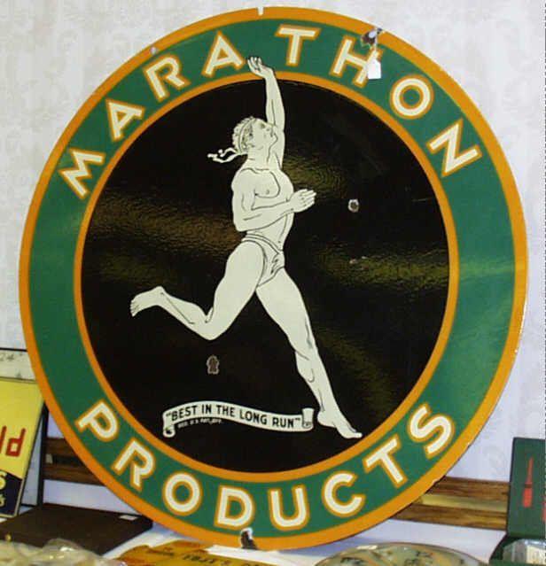Marathon Oil Company Logo - marathon oil signs | Marathon Oil sign | Ohio History | Signs ...
