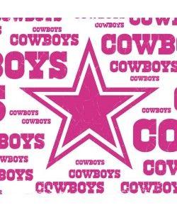 Dallas Cowboys fabric by the yard 70411D Pink NFL Cotton fabric