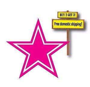 Pink Dallas Cowboys Logo - Dallas Cowboys Hot Pink Breast Cancer Awareness Decal Sticker Die