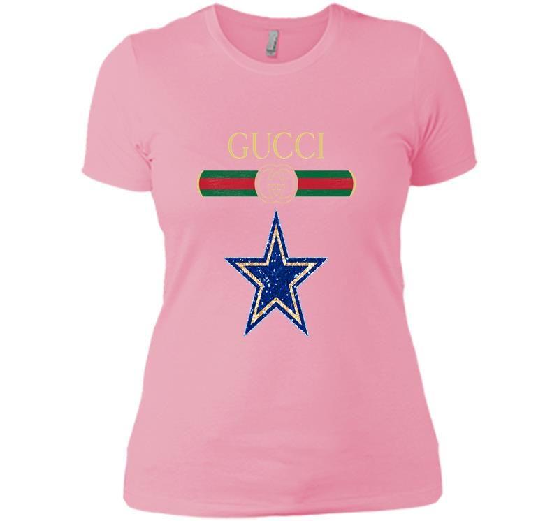Pink Dallas Cowboys Logo - Gucci Dallas Cowboys Logo Women's T-shirt
