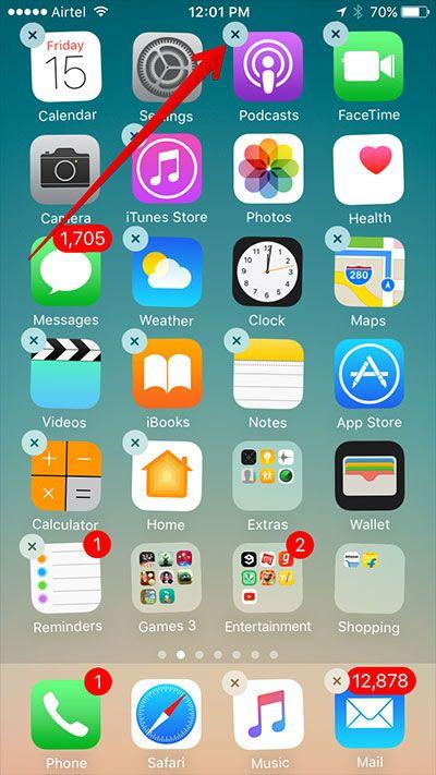 Stocks App Logo - How to Remove/Reinstall Stock Apps in iOS 10 on iPhone or iPad