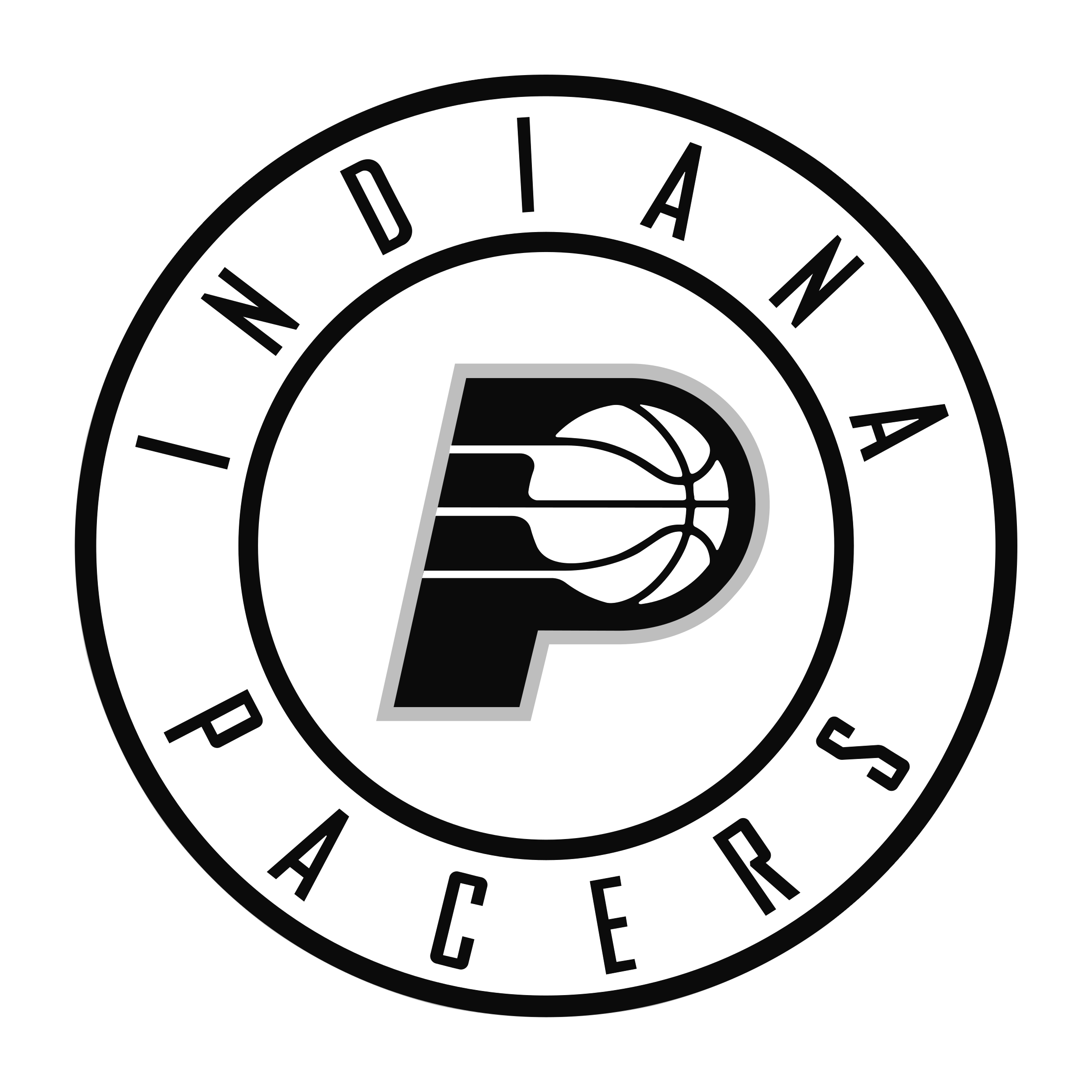White Indiana Logo - Indiana Pacers Logo PNG Transparent & SVG Vector - Freebie Supply