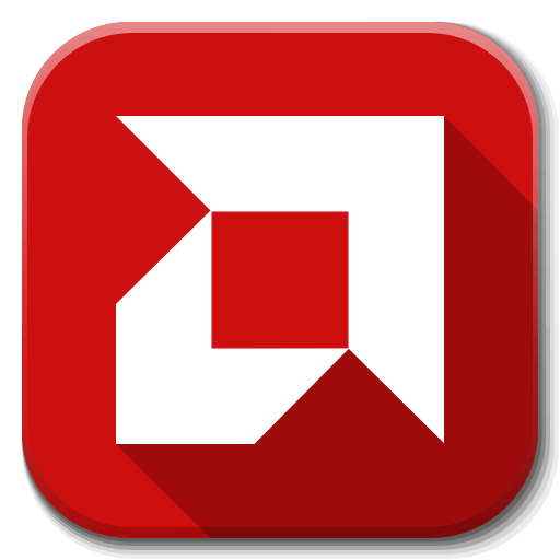 AMD Red Logo - Apps Amd Ati Icon | Flatwoken Iconset | alecive