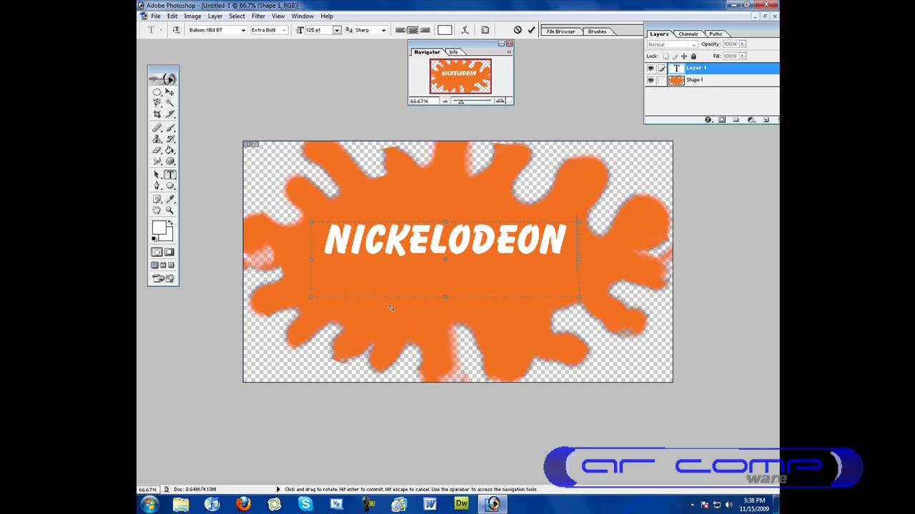 Old Nickelodeon Logo - How to Make the Old Nickelodeon Logo (FIRST!!) - YouTube