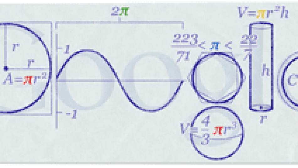 Not Google Logo - Pi Day: Google Doodle Celebrates Math Nerds Everywhere