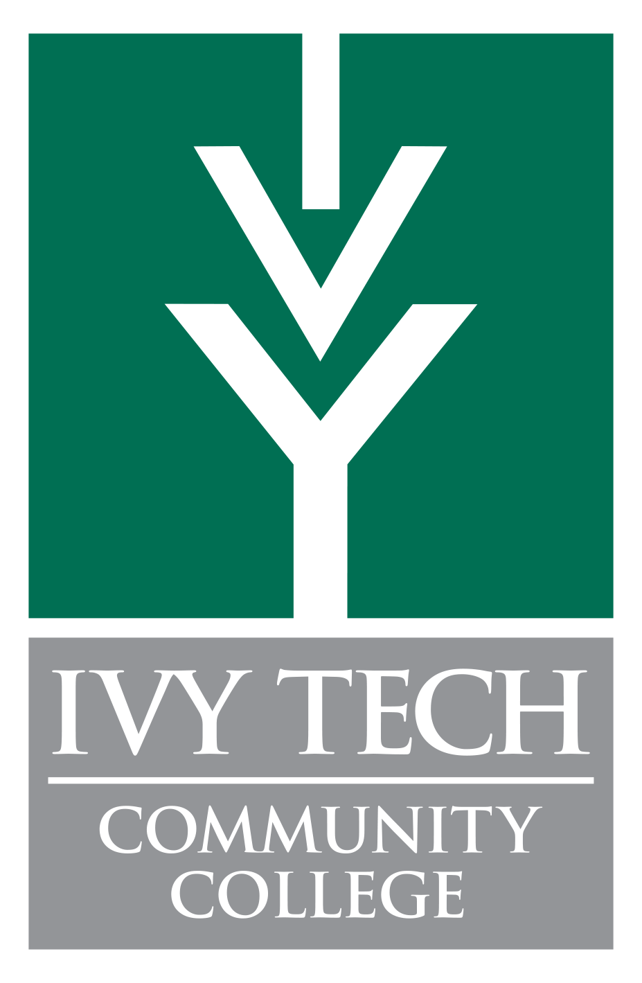 White Indiana Logo - Logos Tech Community College of Indiana