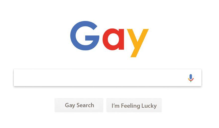 Not Google Logo - I'm Gay not Google