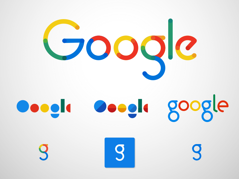 Not Google Logo - Google Logo Variations Sketch Freebie – UXFree.COM
