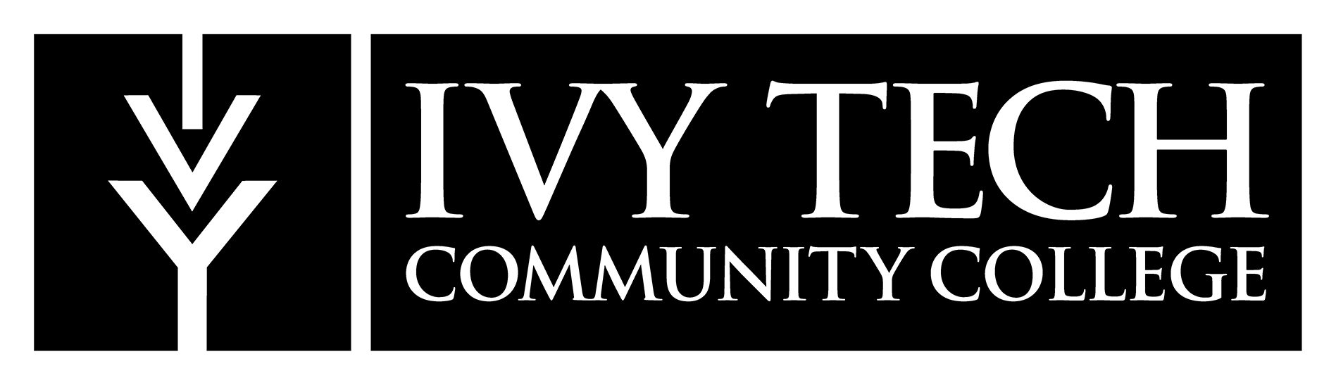 Black and White College Logo - Logos - Ivy Tech Community College of Indiana