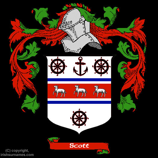 Scott Name Logo - Scott Coat of Arms, Family Crest Image to View Name