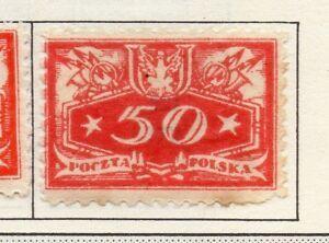21 P Logo - Poland 1919 21 P. Due Issue Fine Mint Hinged 50. 182184