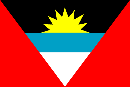Red Triangle White Triangle above Logo - Flags