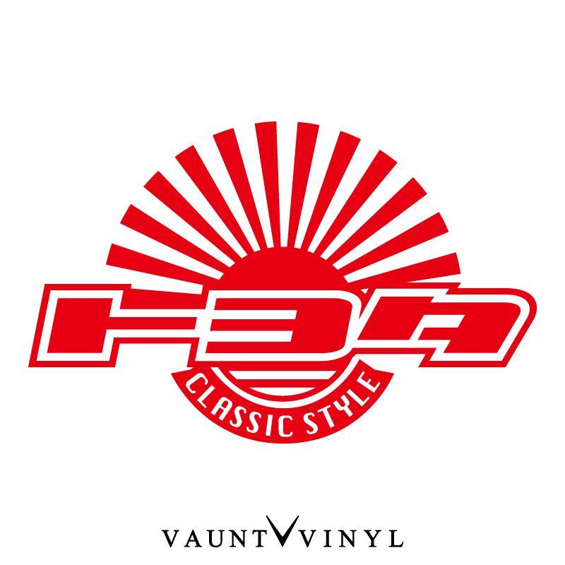 Classic Toyota Logo - VAUNT VINYL sticker store: Nissho Toyota classic style cutting ...