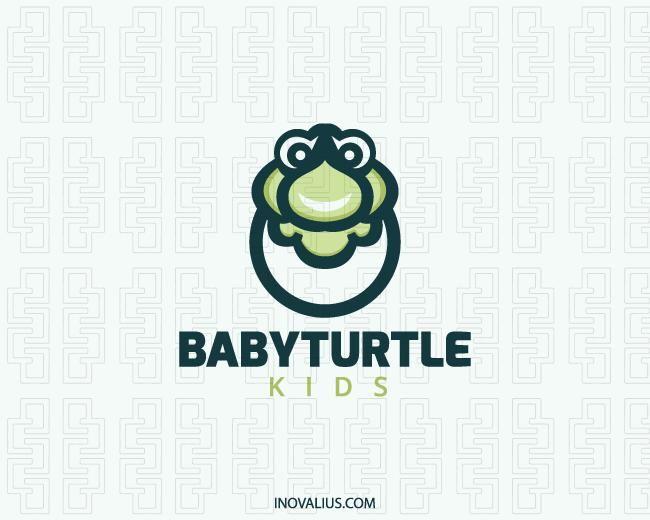 Egg Form Logo - Baby Turtle Logo Design