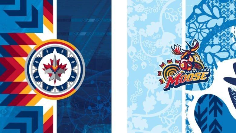 Moose Hockey Logo - Jets, Moose celebrate Indigenous culture with special logos | CBC News