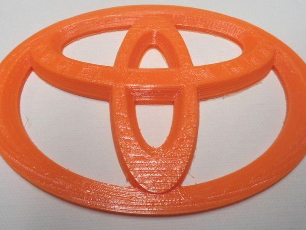 Classic Toyota Logo - Classic Parts Contest: Toyota Logo Badge by inventimark - Thingiverse