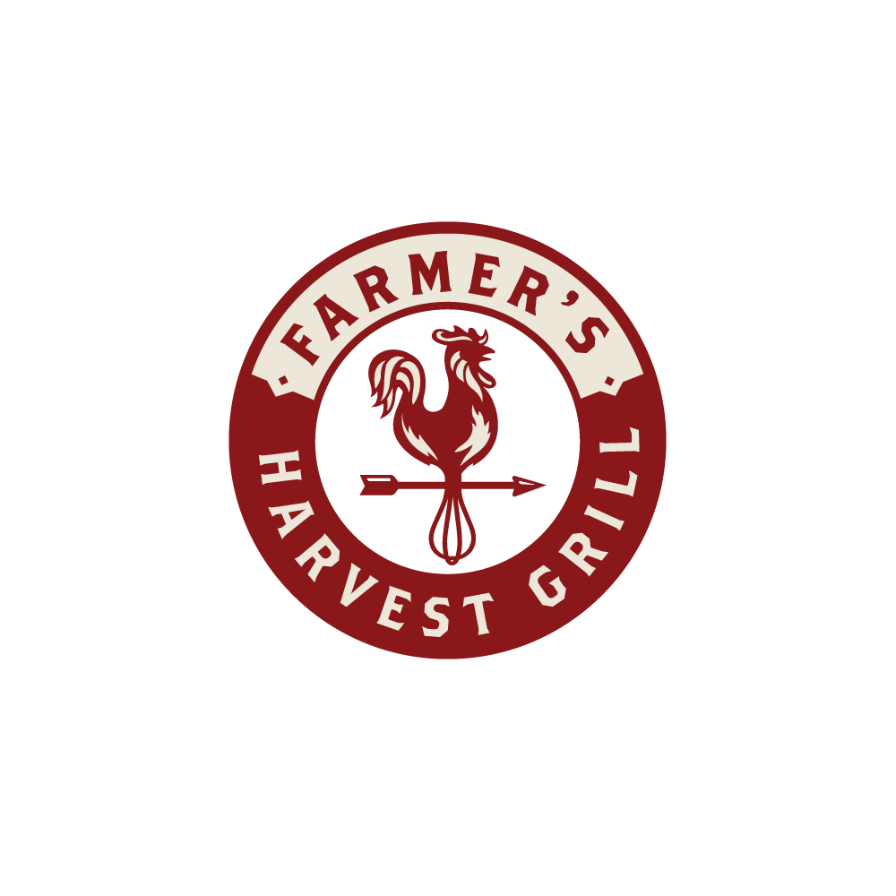Egg Form Logo - For Sale—Farmer's Harvest Grill Rooster Logo Design