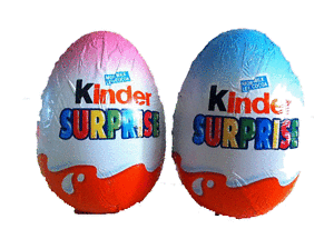 Egg Form Logo - Kinder Surprise Eggs Pink & Blue - 48 in a Pack - Kids Surprise ...