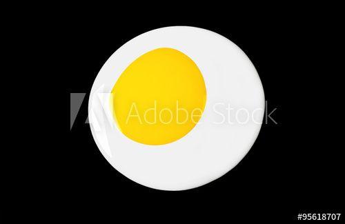 Egg Form Logo - Color Paint Patch. Interesting egg form paint patch on black