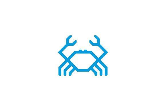 Crab Logo - Crab Tech Logo ~ Logo Templates ~ Creative Market
