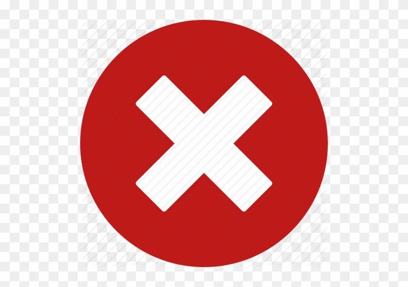 Red Circle X Logo - Cancel, Close, Delete, Eraser, Exit, Remove, Trash - X In Red Circle ...