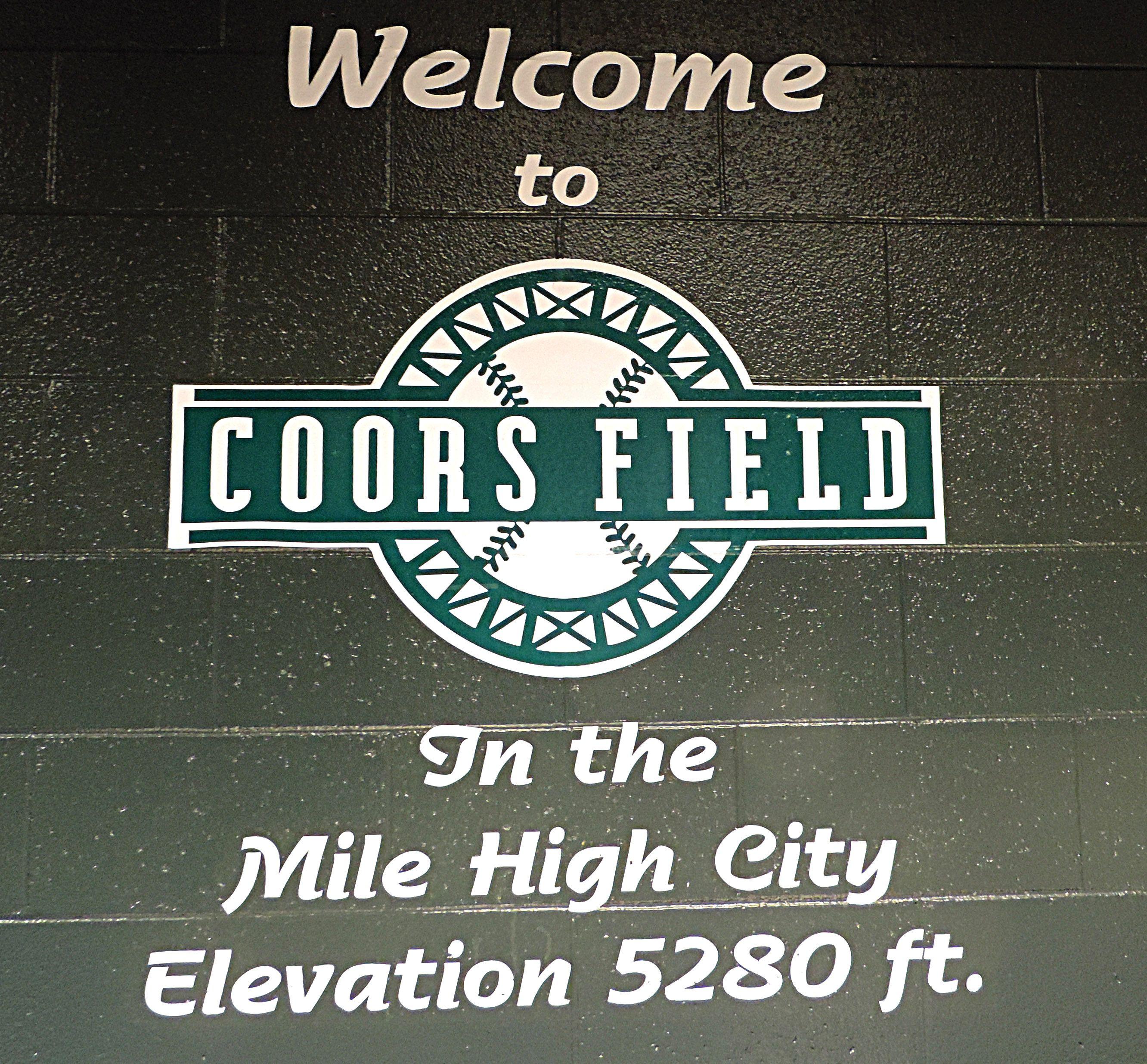 Coors Field Logo - Colorado Rockies