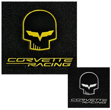 Corvette Racing Logo - C6R Corvette Racing Jake Custom Floor Mats-ChevyMall