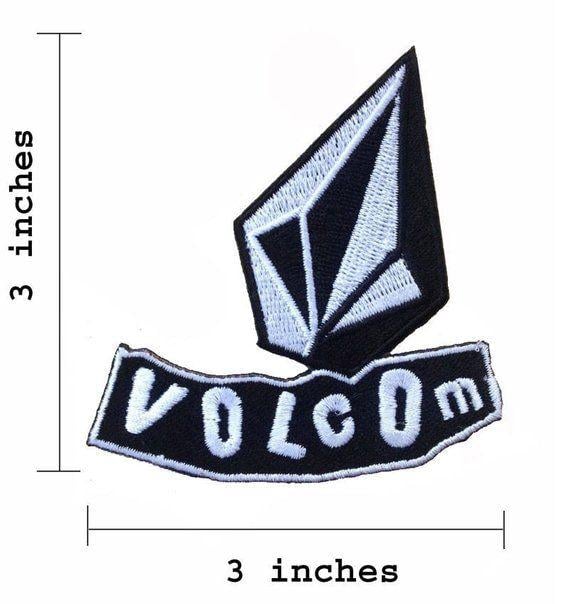 Volom Logo - Volcom Logo Embroidered Iron On Patch. | Etsy