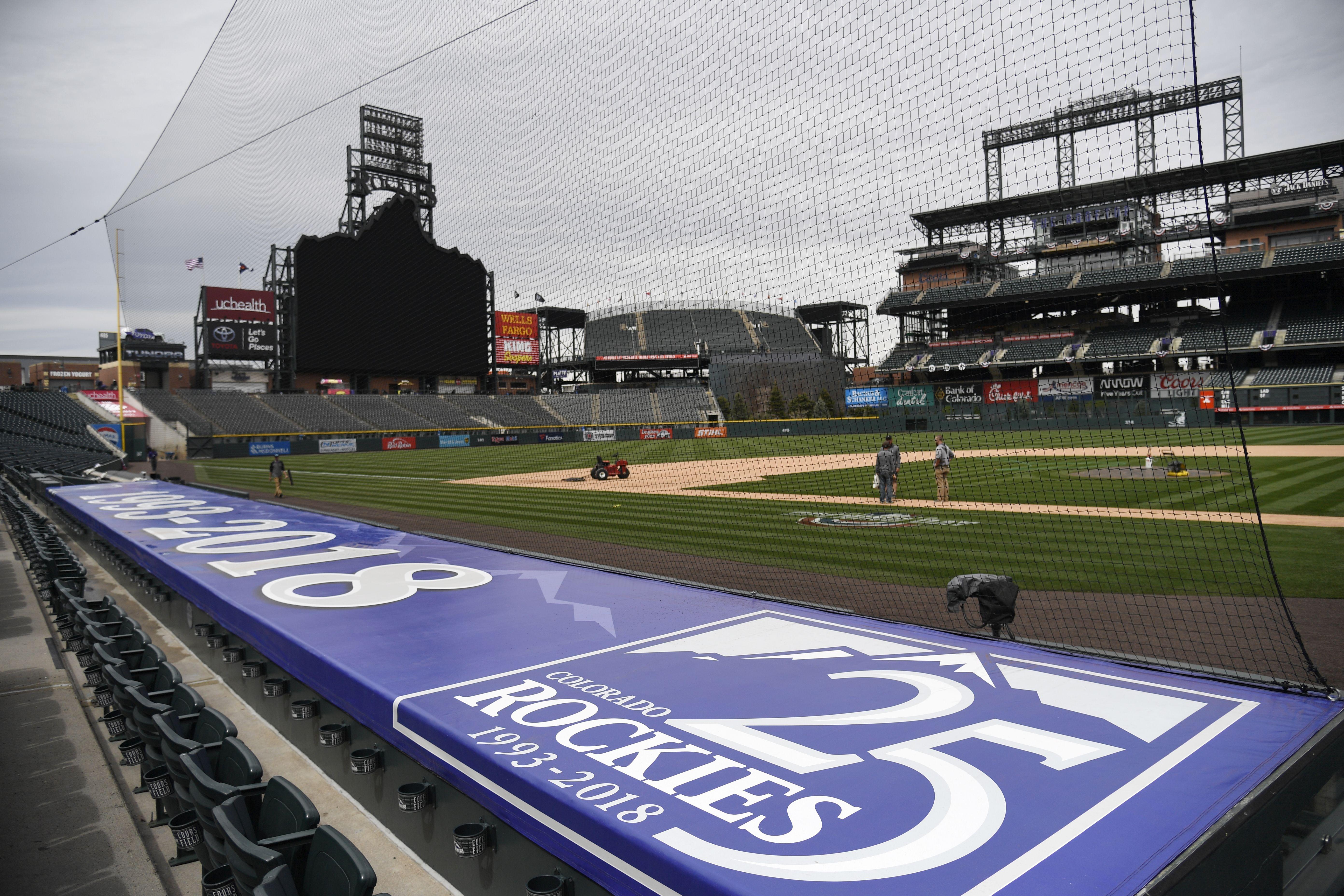 Coors Field Logo - Coors Field debuts new features for 2018 season, including massive