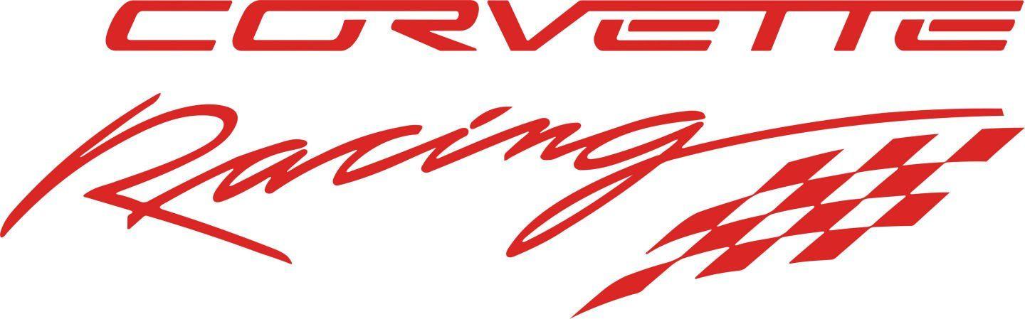 Corvette Racing Logo - Graphicsplus123 Chevy Corvette Racing Decal Red