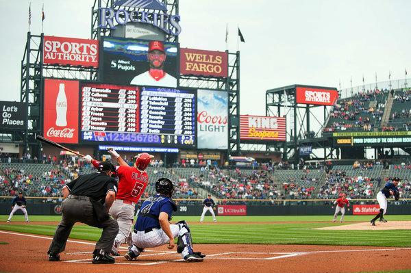 Coors Field Logo - Thin Air Equals High Pressure, at Least for Rockies Pitchers