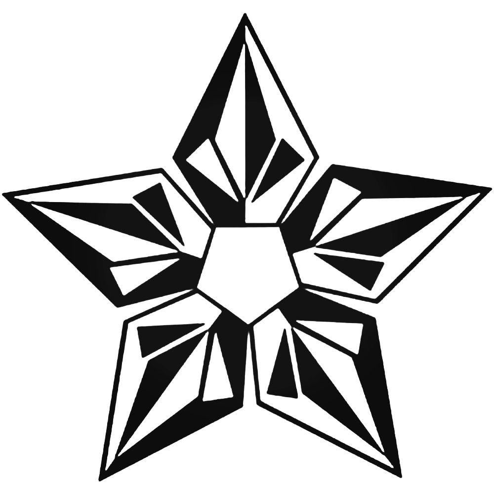 Volcom Logo - Corporate Logo s Volcom Star Style 2 Decal
