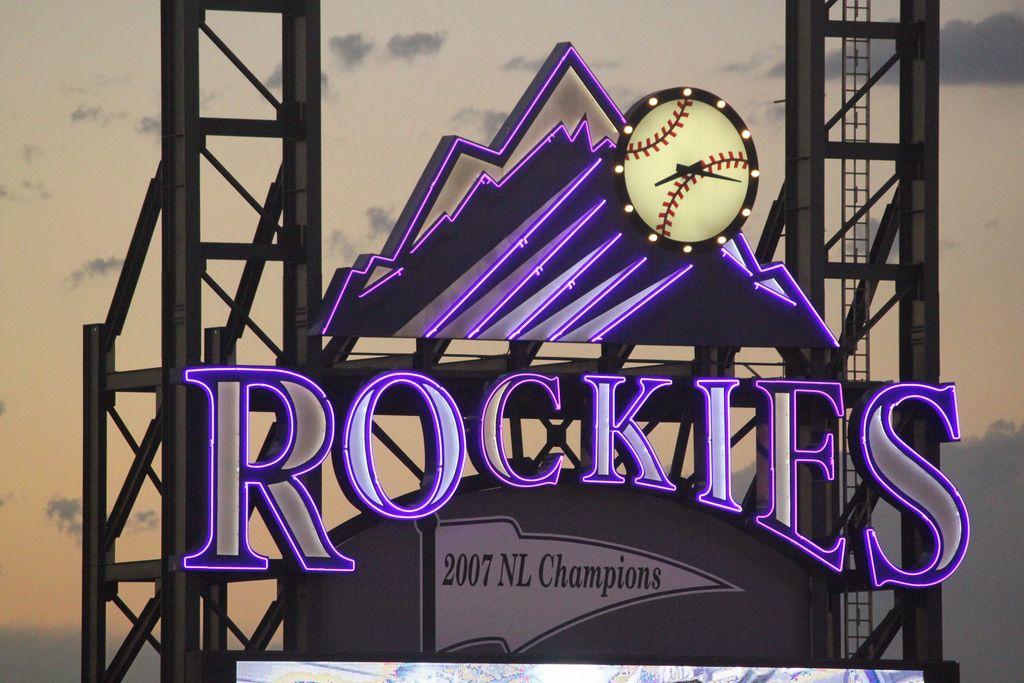 Coors Field Logo - The Rockies cool logo inside Coors Field in Denver | Flickr