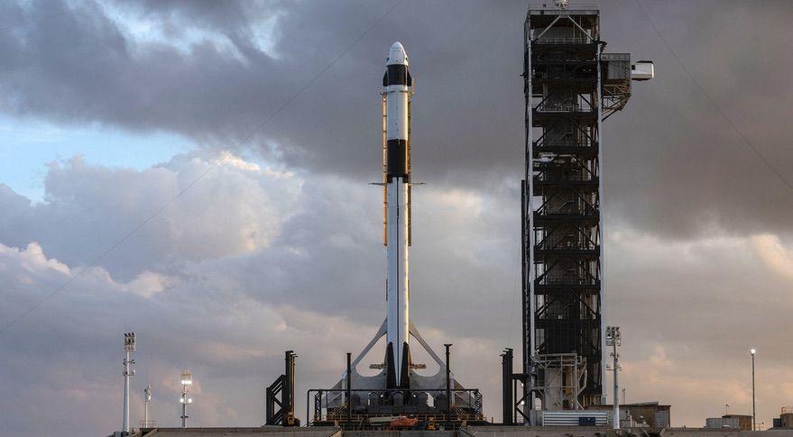 Dragon Falcon 9 Logo - NASA delays SpaceX commercial crew test flight to February