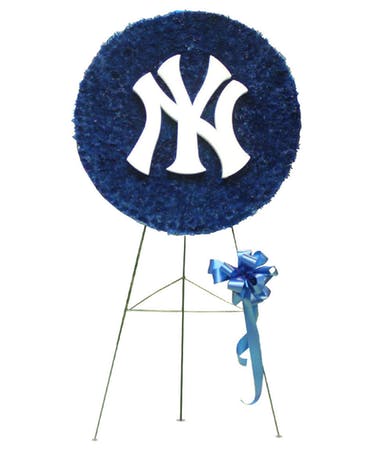 Blue Flowers Logo - NY Yankee Funeral Flowers & White Plains Florist
