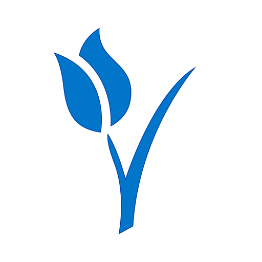 Blue Flowers Logo - DEMEX-flowers-logo-512×512-clear-tulp – DEMEX.flowers