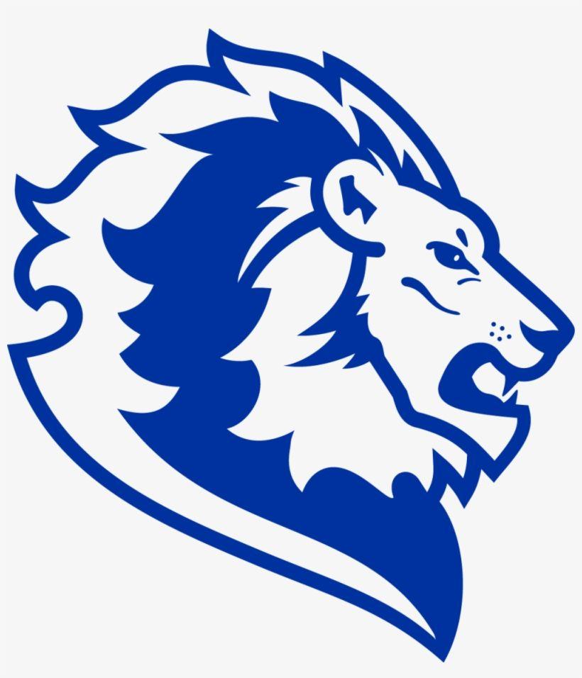 Blue Lion Head Logo - Blue Lion Head Png - Harding Academy Memphis Transparent PNG ...