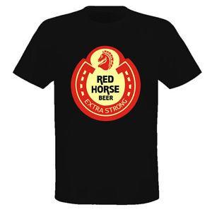 Red Horse Beer Logo - Red Horse Extra Strong Beer T Shirt | eBay