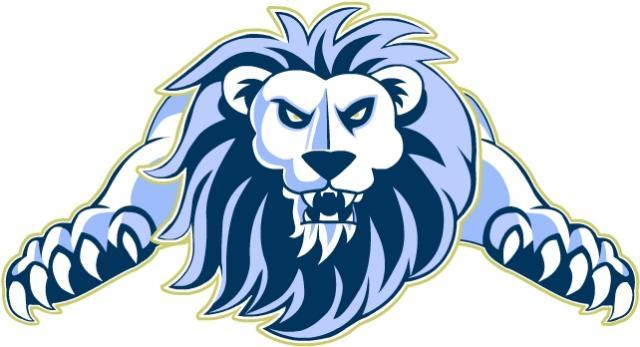Blue Lion Head Logo - Blue Lion Mascot Clipart