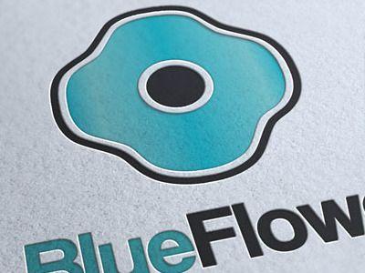 Blue Flowers Logo - Blue Flower Corporate Logo by Liam Wolf http://www.neopeaks.com ...