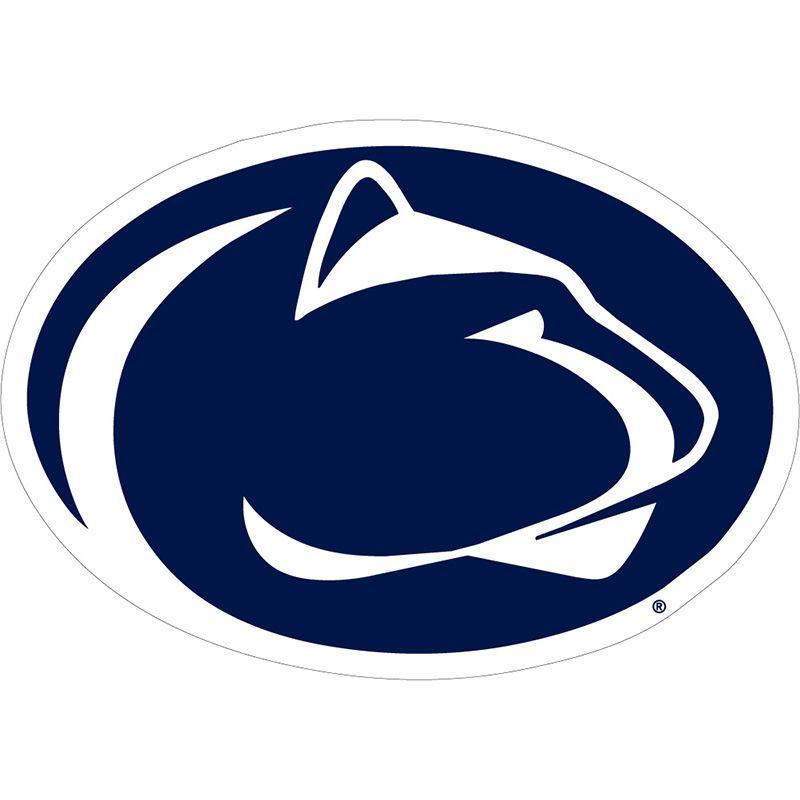 Blue Lion Head Logo - 12 inch Penn State Nittany Lion Head Logo Magnet