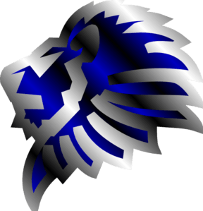 Red and Blue Lion Logo - Blue Lion Clip Art at Clker.com - vector clip art online, royalty ...