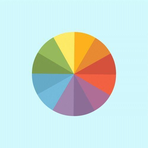 Rainbow Color Wheel Logo - Rainbow Color Wheel. Graphic Design. Graphic Design