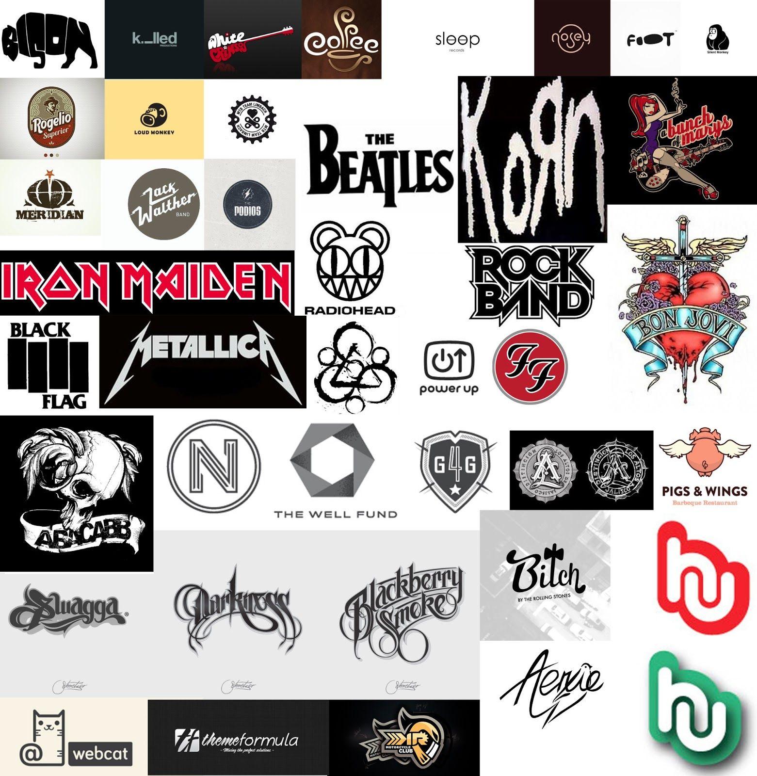 Best Band Logo - Liz Owen - Graphic Design and Illustration: Logo Design Research ...