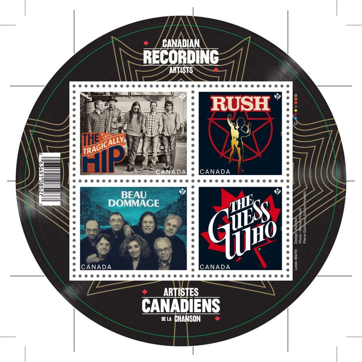 2013 New Rock Band Logo - Canada Post reveals Rush stamp ahead of band's Hall of Fame ...