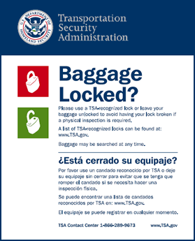 Check TSA Logo - Master Lock® - What Are TSA Accepted Locks? | Master Lock