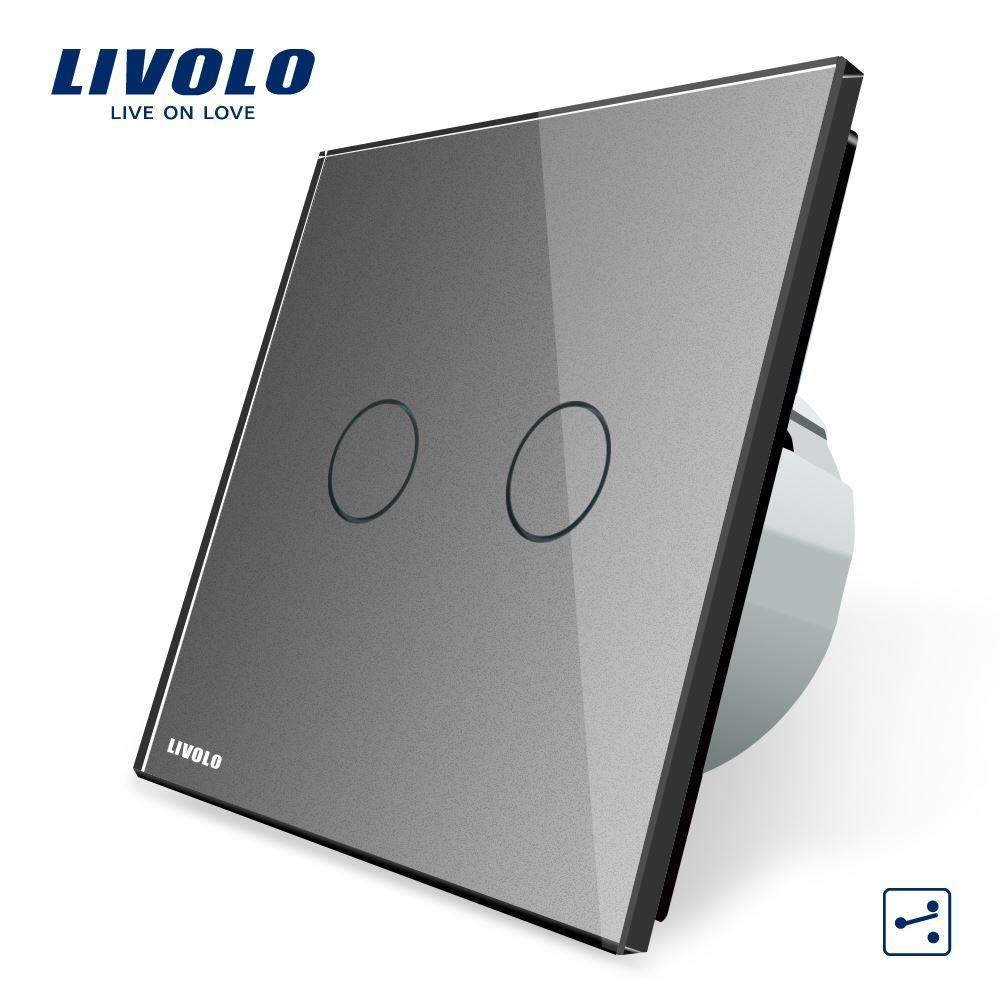 VL Gang Logo - 2019 Manufacturer, Livolo EU Standard Touch Switch, 2 Gang 2 Way ...